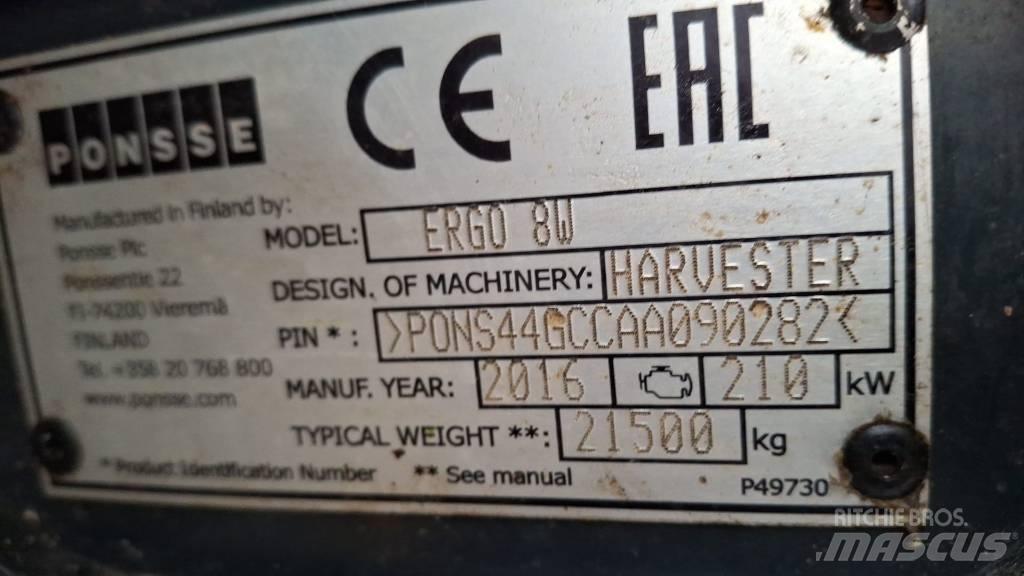 Ponsse ERGO 8W 收穫機