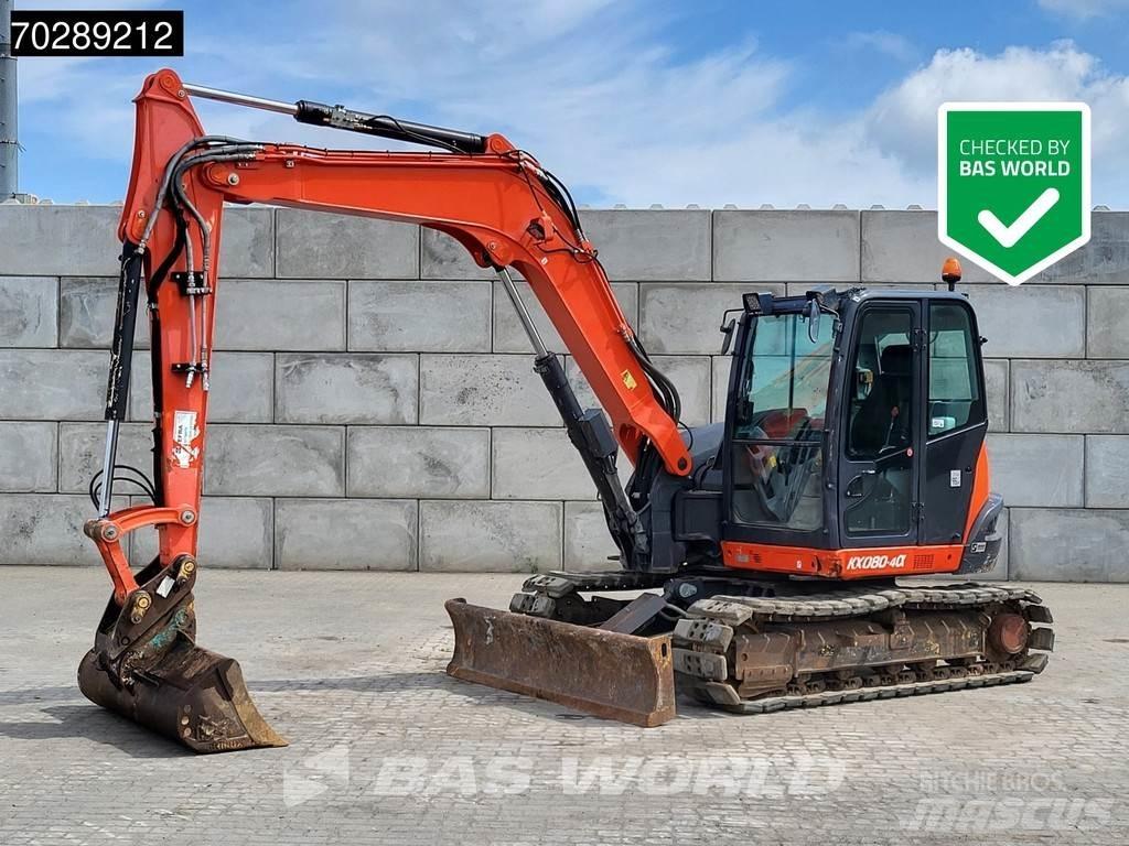 Kubota KX080 -4a 小型挖土機/掘鑿機<7t(小型挖掘機)