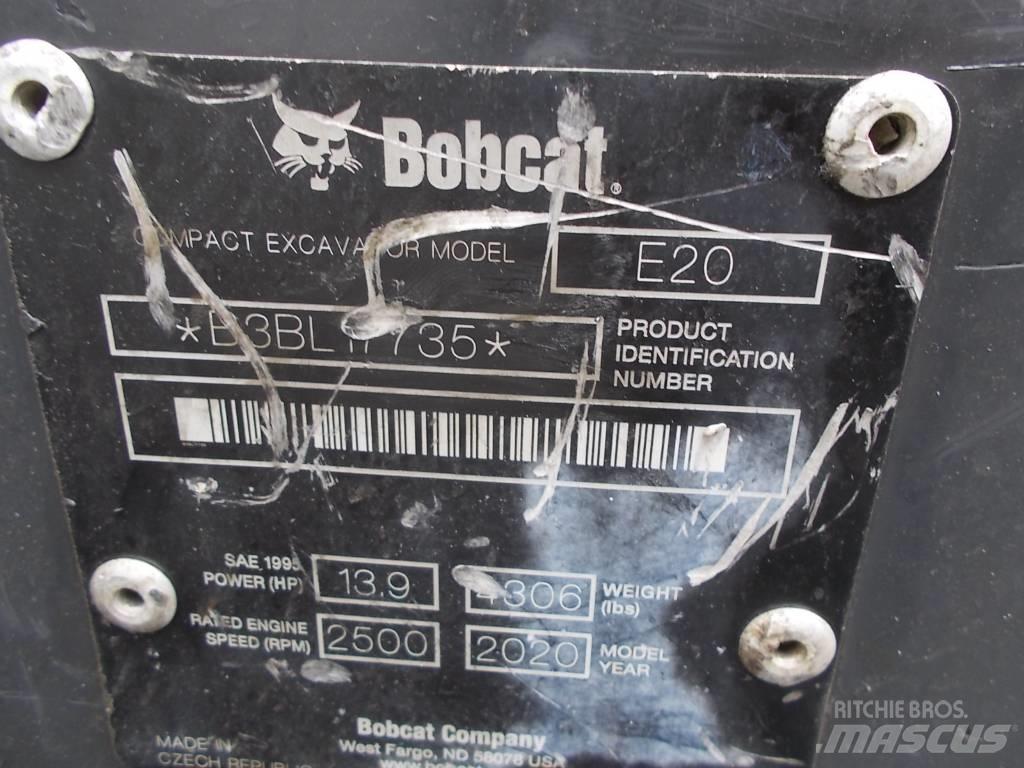 Bobcat E20 小型挖土機/掘鑿機<7t(小型挖掘機)