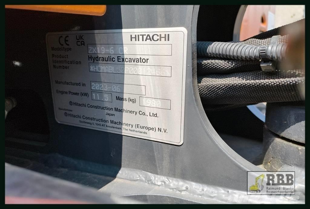 Hitachi ZX 19-6 CR 小型挖土機/掘鑿機<7t(小型挖掘機)