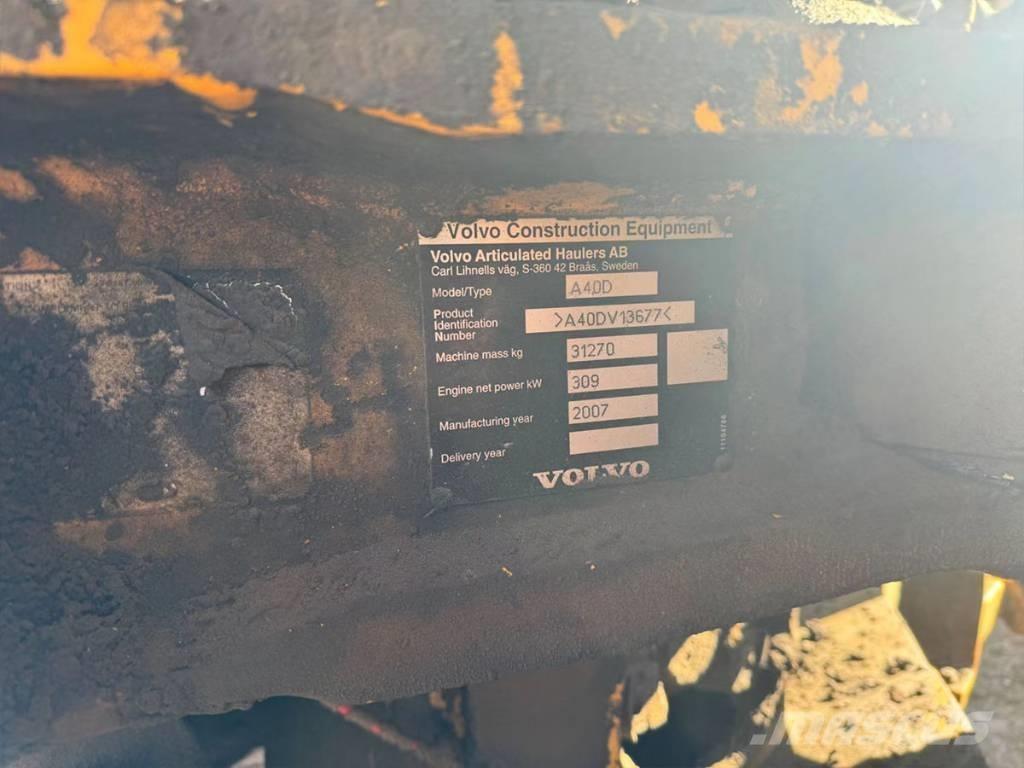Volvo A 40 D 鉸接式起吊車
