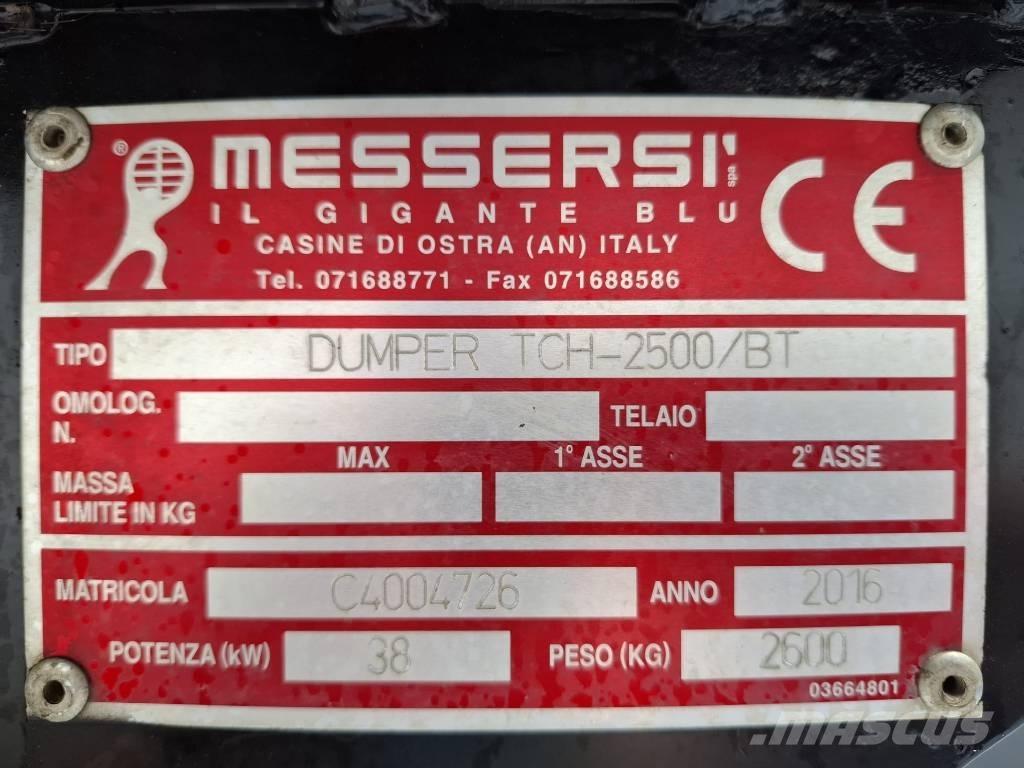 Messersi TCH 2500 BT 履帶式傾卸車/翻斗車