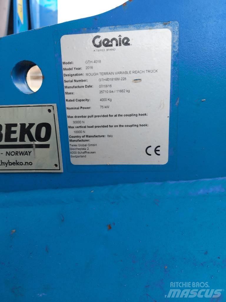Genie GTH 4018 伸縮臂操作車