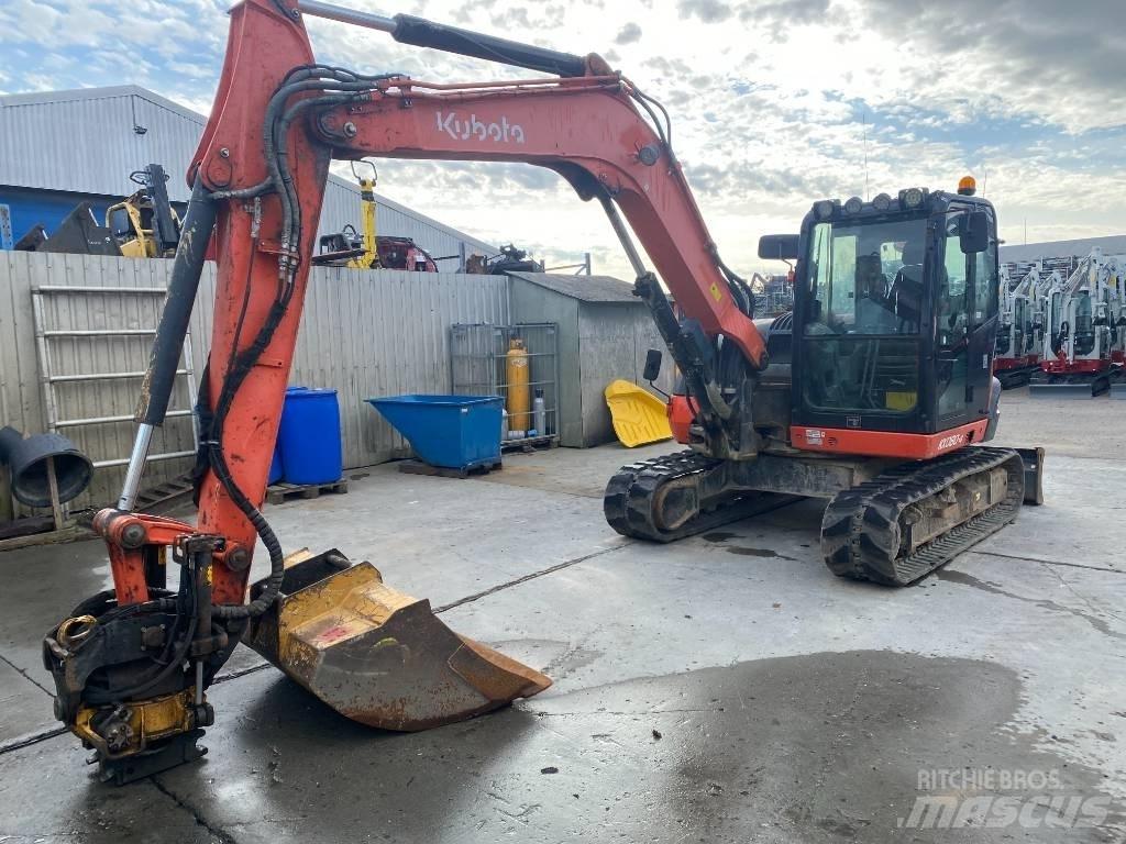 Kubota KX 080-4 中型挖土機/掘鑿機/挖掘機 7t-12t