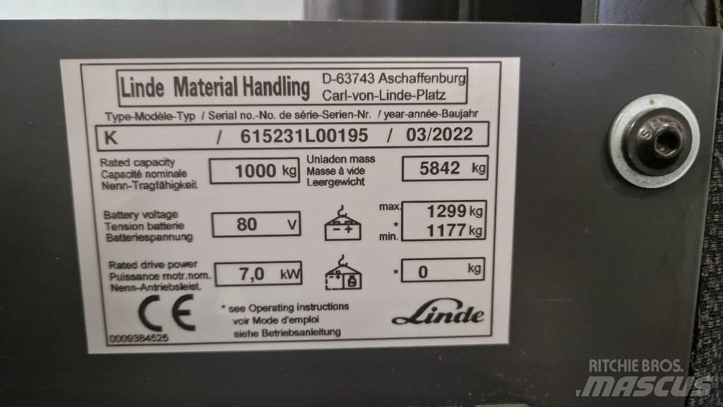 Linde K 電動堆高機