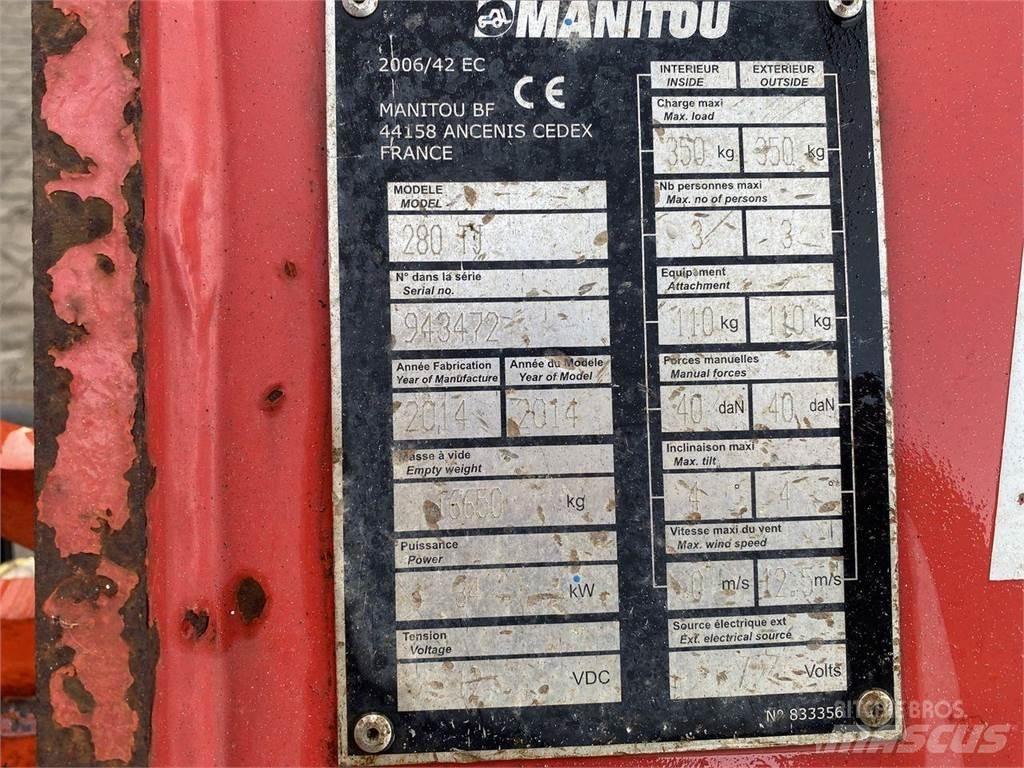 Manitou 280TJ 曲臂高空作業車
