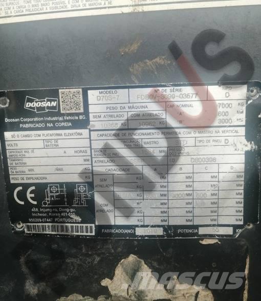 Doosan D 70 S-7 柴油卡車