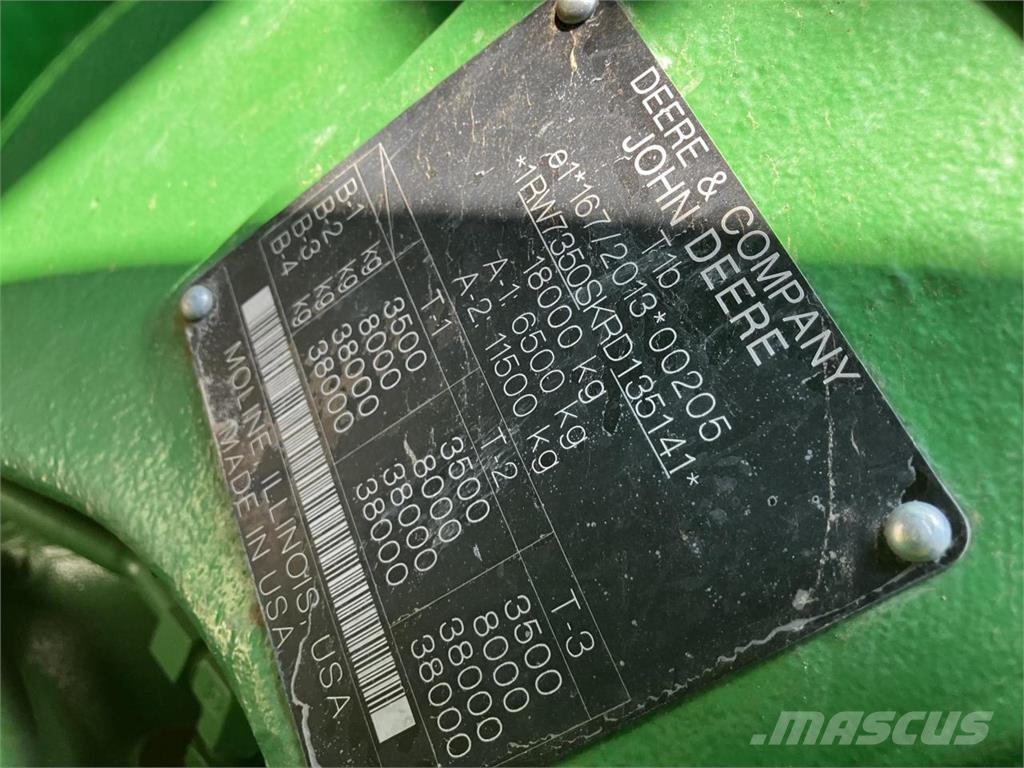 John Deere 7R 350 曳引機