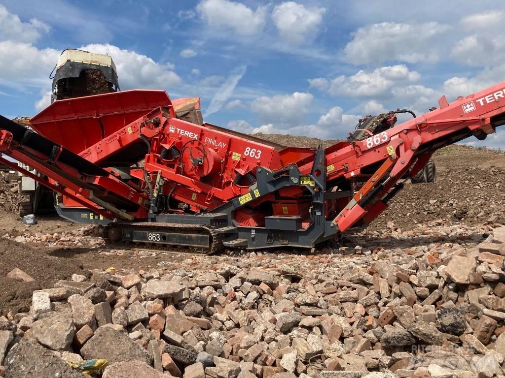 Terex Finlay 863 移動式篩選機