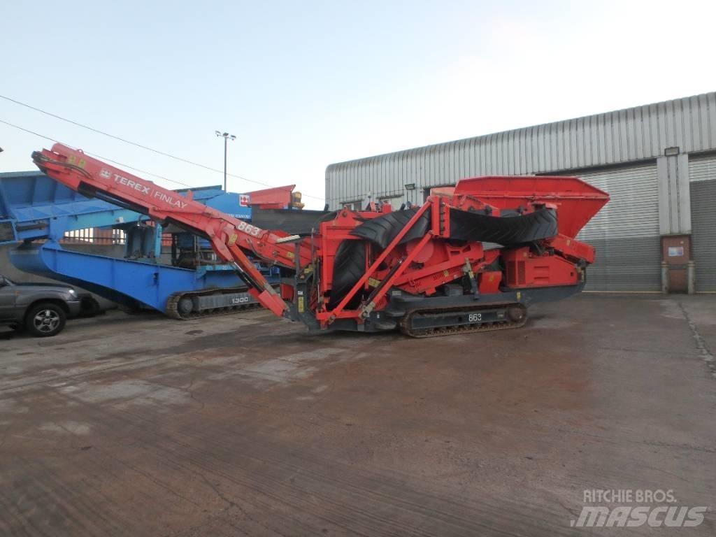 Terex Finlay 863 移動式篩選機