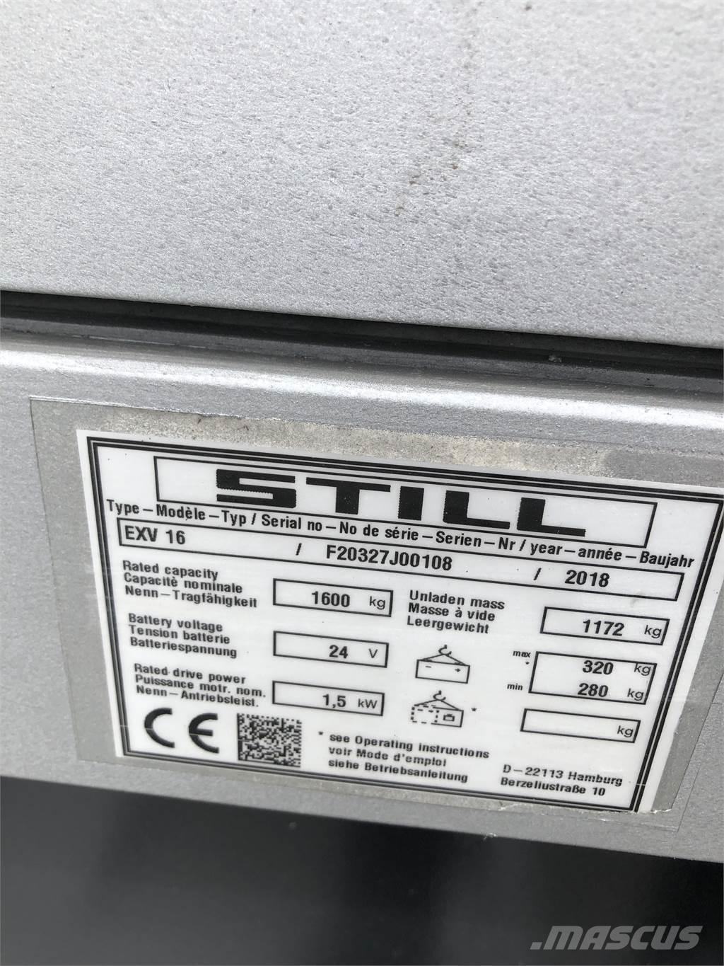 Still EXV 16 行走控制式堆積機
