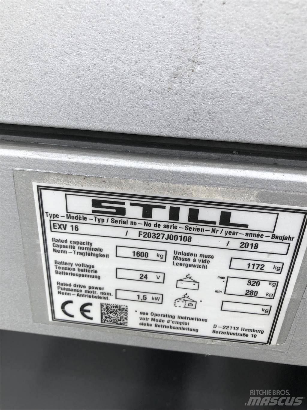 Still EXV 16 行走控制式堆積機