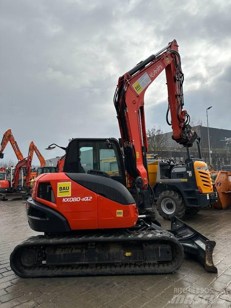 Kubota KX 080-4 中型挖土機/掘鑿機/挖掘機 7t-12t