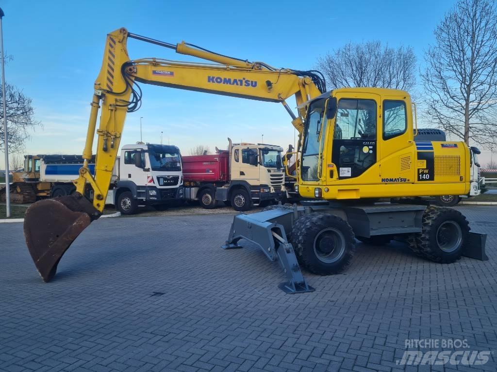 Komatsu PW 140-7 旋轉式挖土機/掘鑿機/挖掘機