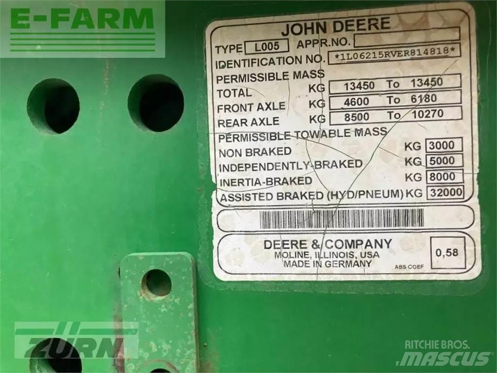John Deere 6215r 曳引機