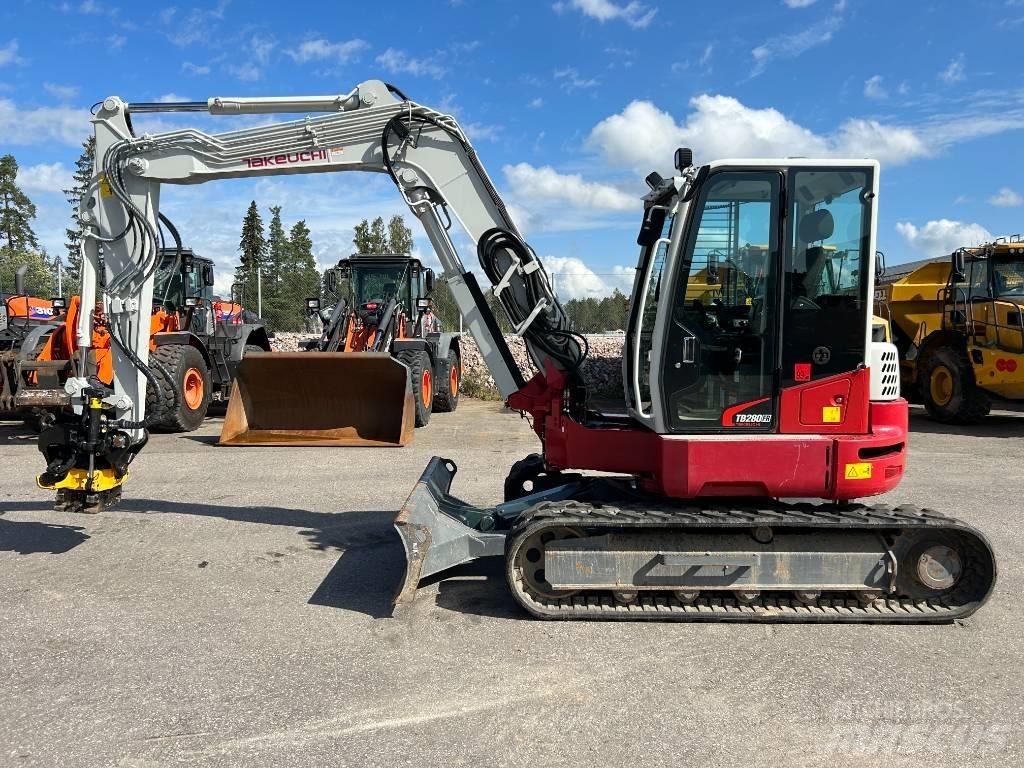 Takeuchi TB280FR 中型挖土機/掘鑿機/挖掘機 7t-12t