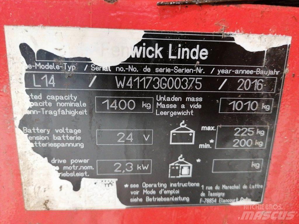 Linde L14 行走控制式堆積機