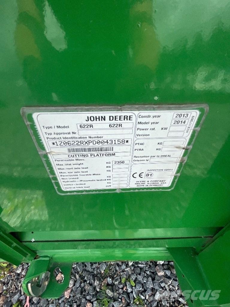 John Deere 622R 聯合收割機頭