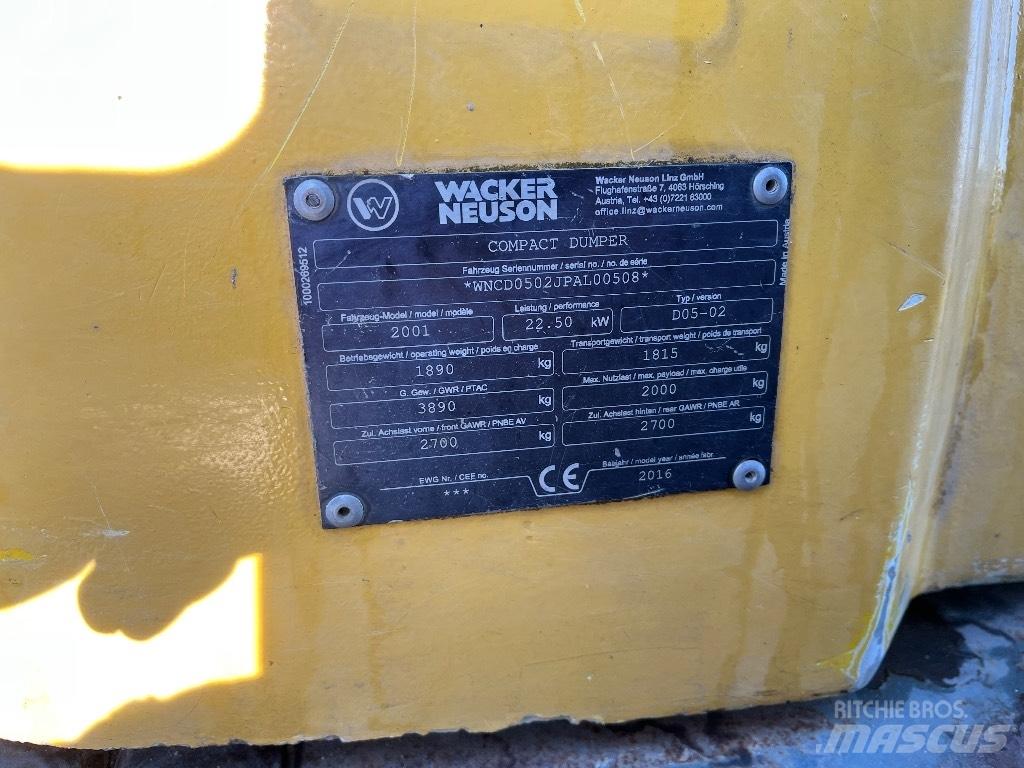 Wacker Neuson 2001 側卸礦車