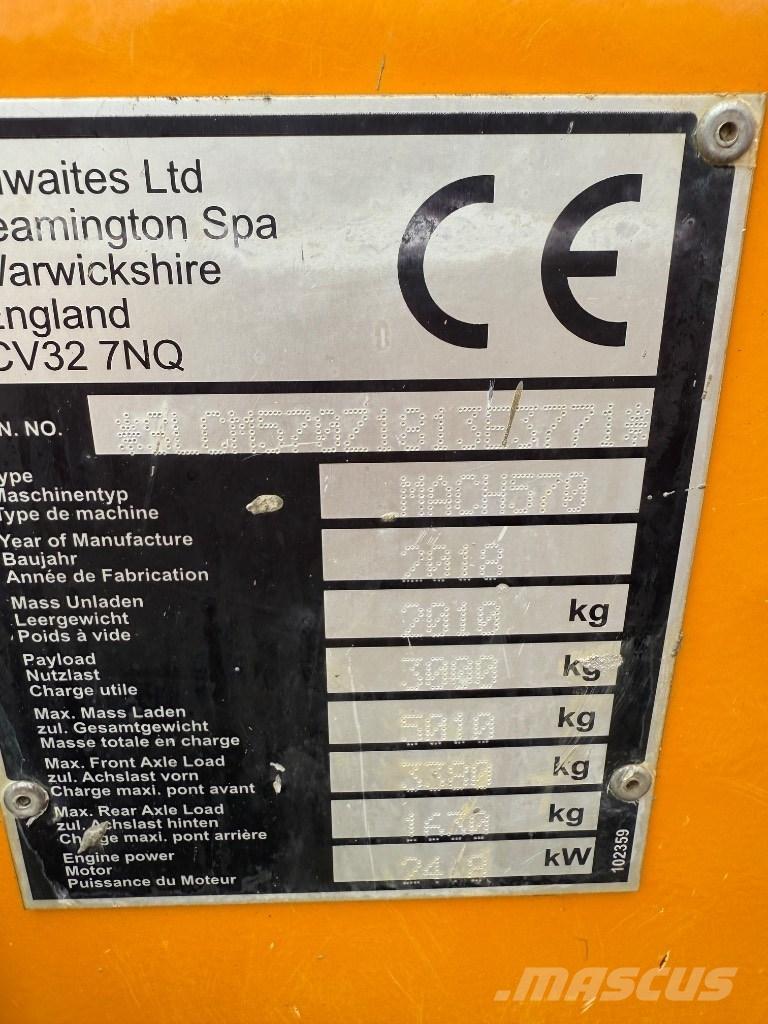 Thwaites 3 ton 側卸礦車