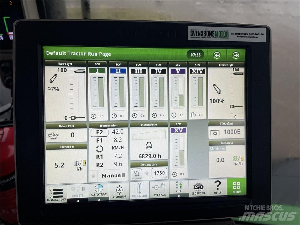 John Deere 7230R 曳引機