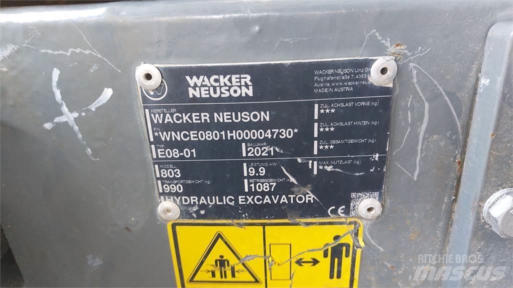 Wacker Neuson 803 履帶式 挖土機/掘鑿機/挖掘機