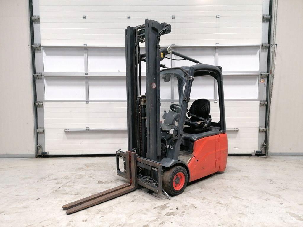Linde E16C-00 電動堆高機