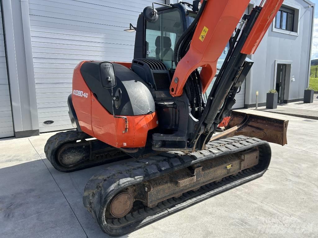 Kubota KX 080-4 中型挖土機/掘鑿機/挖掘機 7t-12t