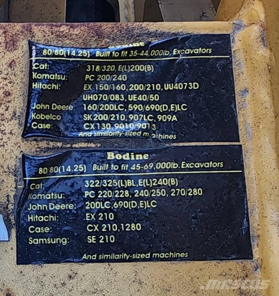  Bodine 200 混凝土配件