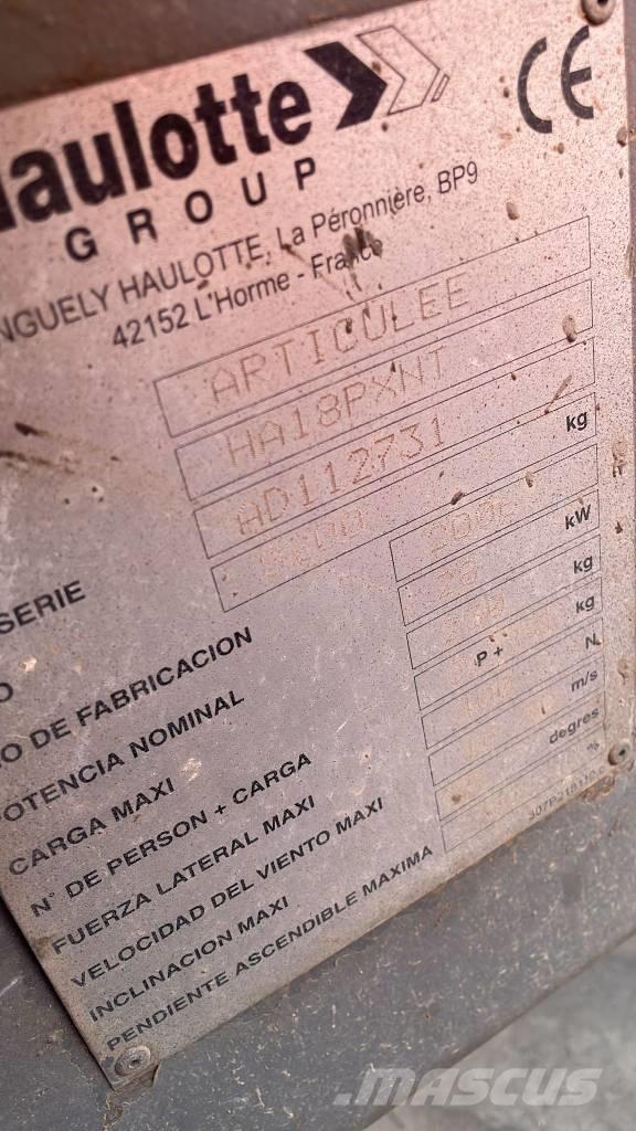 Haulotte HA 18 PX 曲臂高空作業車