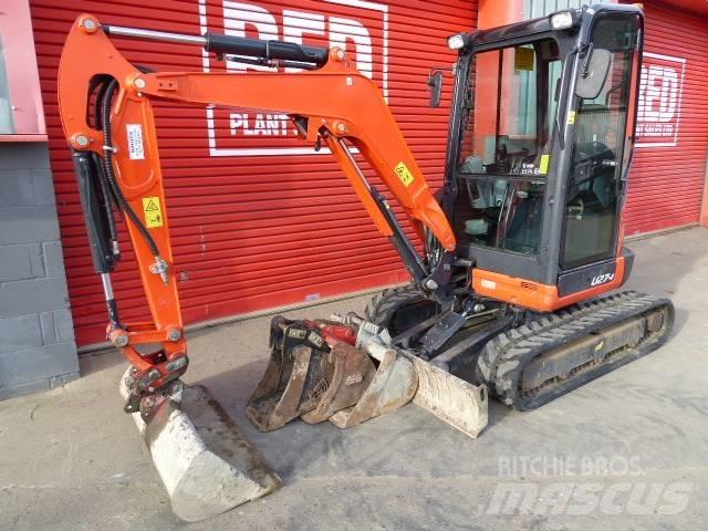 Kubota U 27-4 小型挖土機/掘鑿機<7t(小型挖掘機)