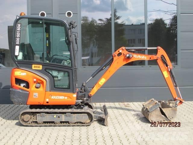 Kubota KX 018-4 小型挖土機/掘鑿機<7t(小型挖掘機)