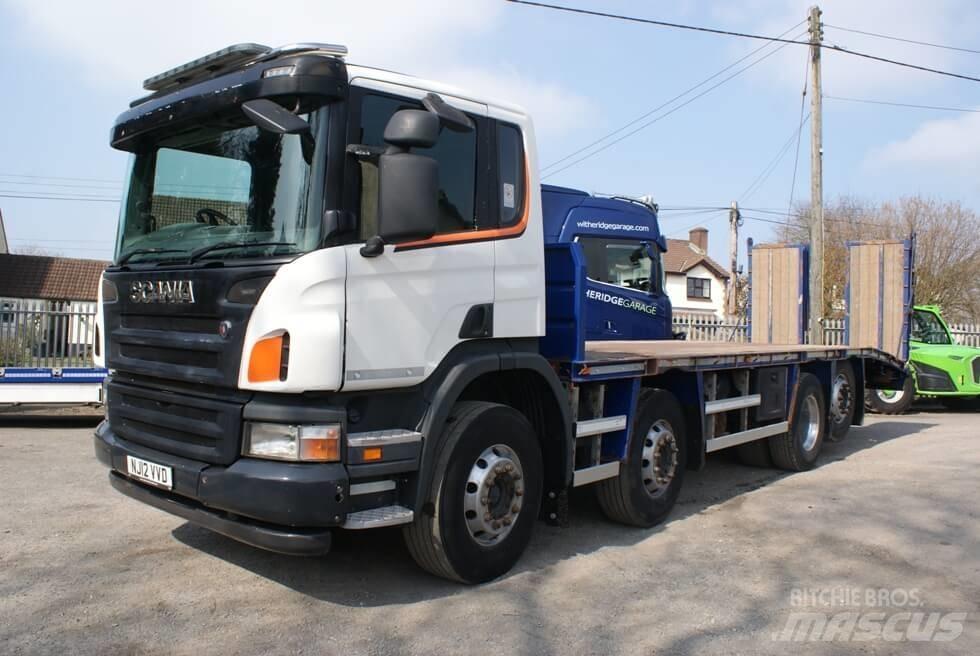 Scania P 360 CB 平板 / 絞盤 卡車