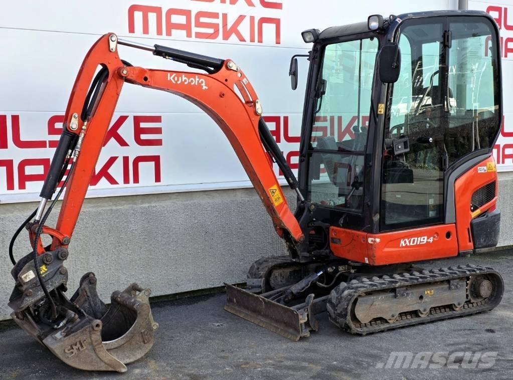 Kubota KX 019-4 小型挖土機/掘鑿機<7t(小型挖掘機)