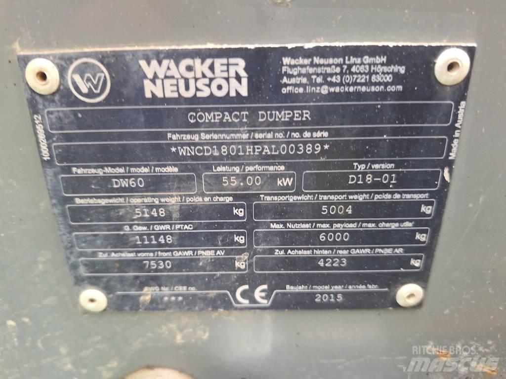 Wacker Neuson DW 60 側卸礦車