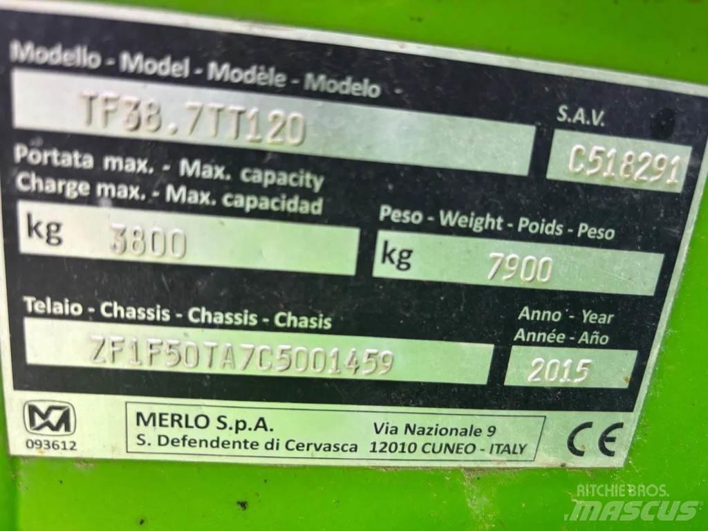 Merlo T38.7 TT120 農業用伸縮臂裝載機