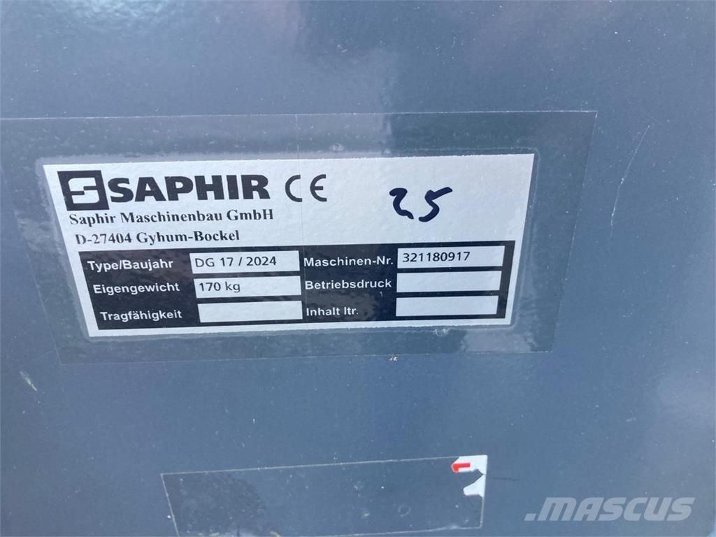 Saphir DG 17 Euro 其他農業機械