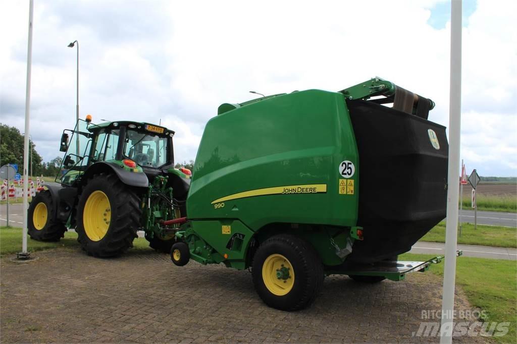 John Deere 990 圓型牧草打包機