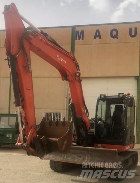 Kubota KX080-4 中型挖土機/掘鑿機/挖掘機 7t-12t