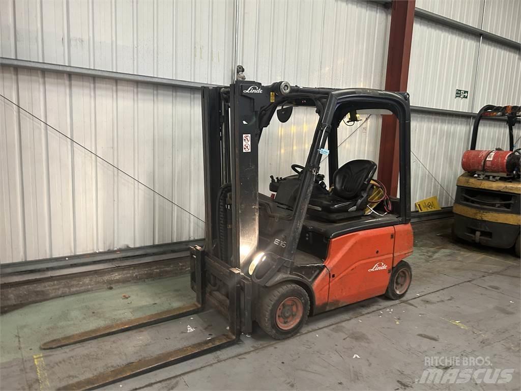 Linde E16P-01 電動堆高機