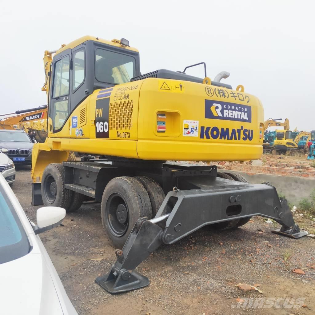 Komatsu PW160W-7 旋轉式挖土機/掘鑿機/挖掘機