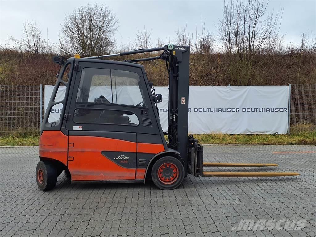 Linde E50HL 電動堆高機
