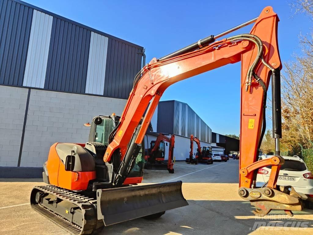 Kubota KX080-4a2 中型挖土機/掘鑿機/挖掘機 7t-12t