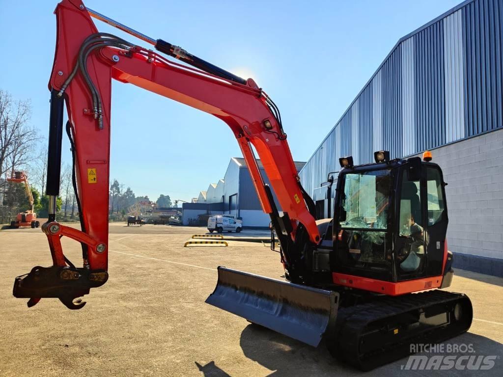 Kubota KX080-4a2 中型挖土機/掘鑿機/挖掘機 7t-12t