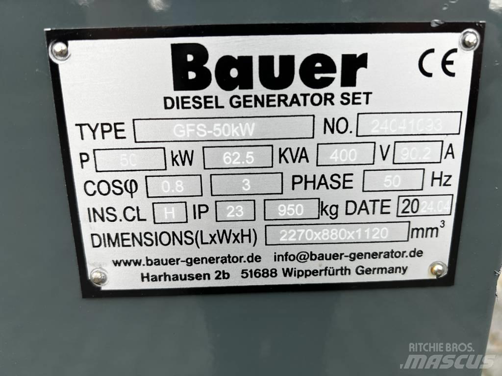 Bauer 69 KVA 柴油發電機