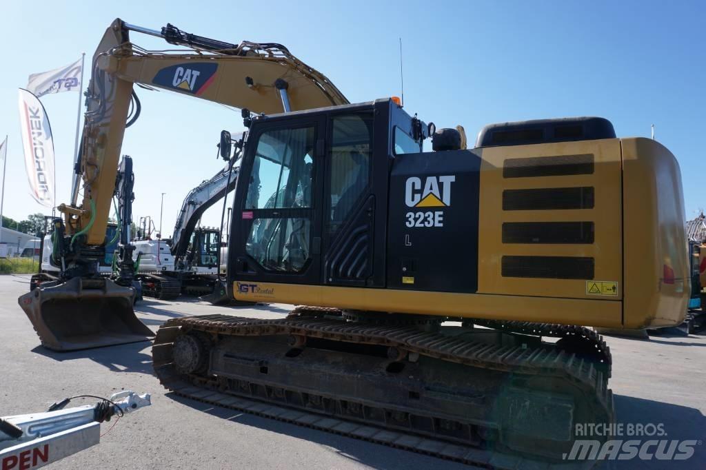 CAT 323EL *Uthyres* 履帶式 挖土機/掘鑿機/挖掘機