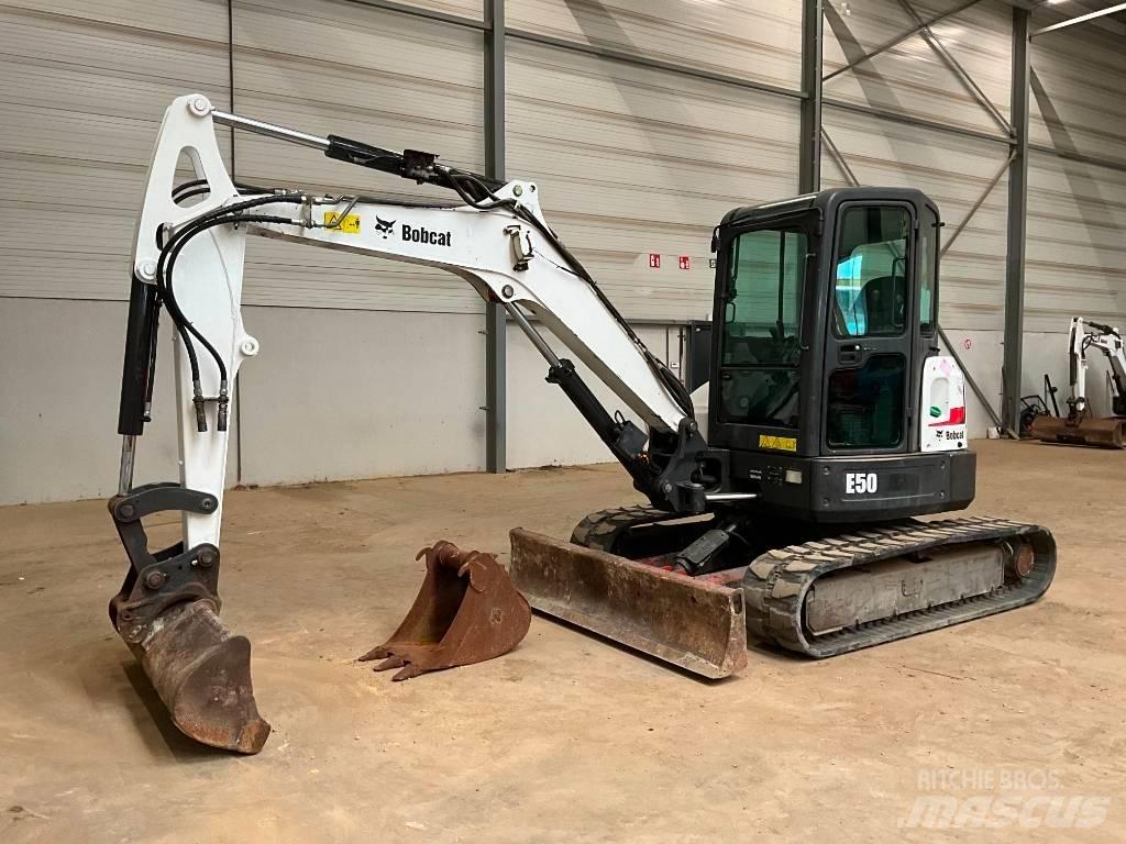 Bobcat E 50 小型挖土機/掘鑿機<7t(小型挖掘機)