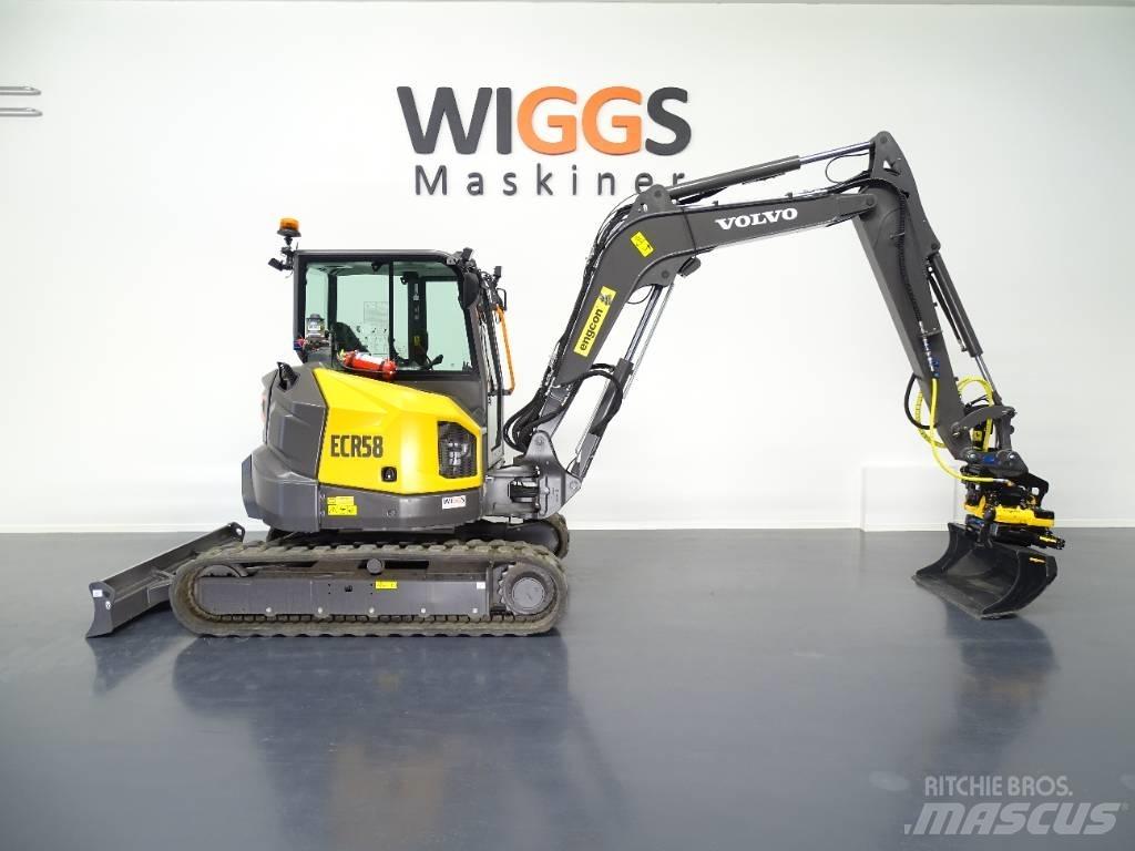 Volvo ECR58F 小型挖土機/掘鑿機<7t(小型挖掘機)
