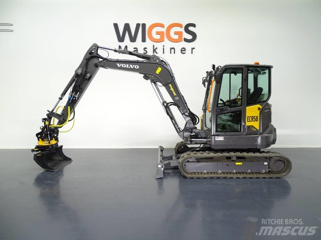 Volvo ECR58F 小型挖土機/掘鑿機<7t(小型挖掘機)