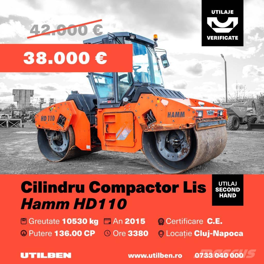 Hamm HD 110 雙輪滾壓機